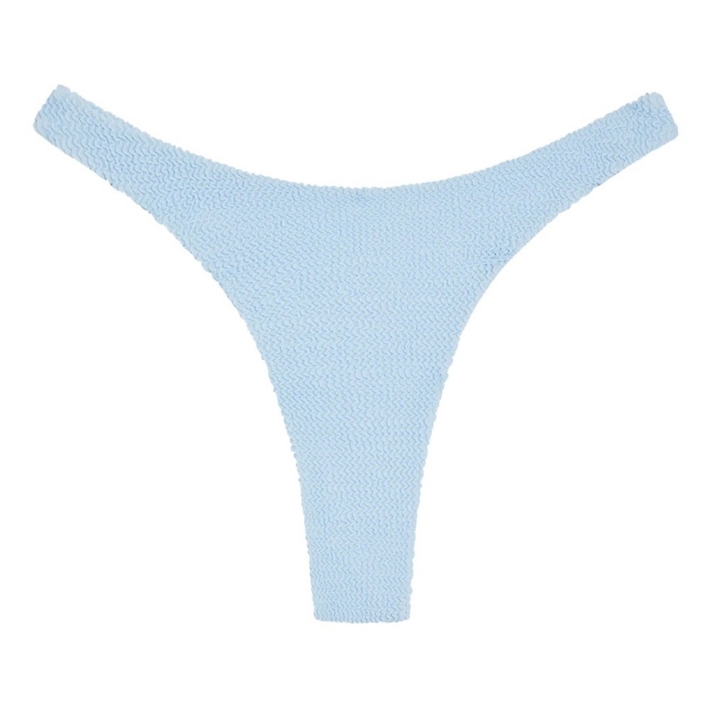 Monday Swimwear Tamarama Bottom in Sea Mist Crinkle